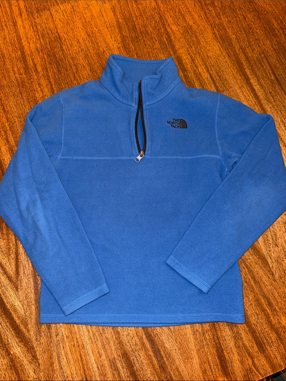The North Face Light Blue Half-Zip Fleece Pullover